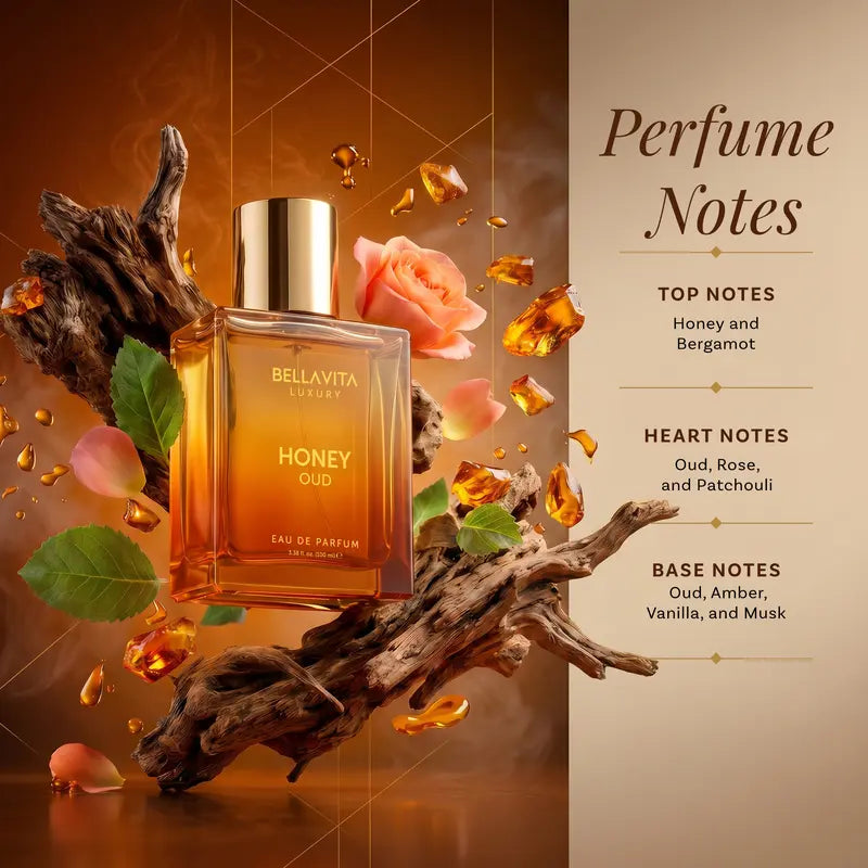 24-Hour Long-Lasting Luxury Honey Oud Eau De Parfum