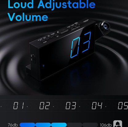 Digital Projection Alarm Clock