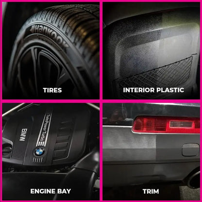 Water-Based Gloss Dressing & Tire Shine Spray for All Trims | 2 Pack per Set