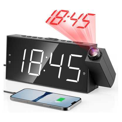White Digits / Red Projection