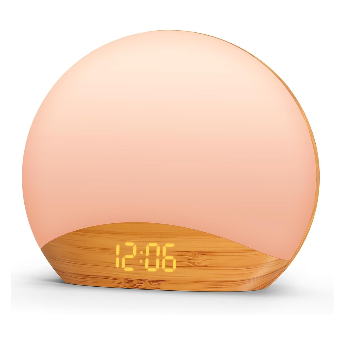 Wood Grain sunrise alarm clock