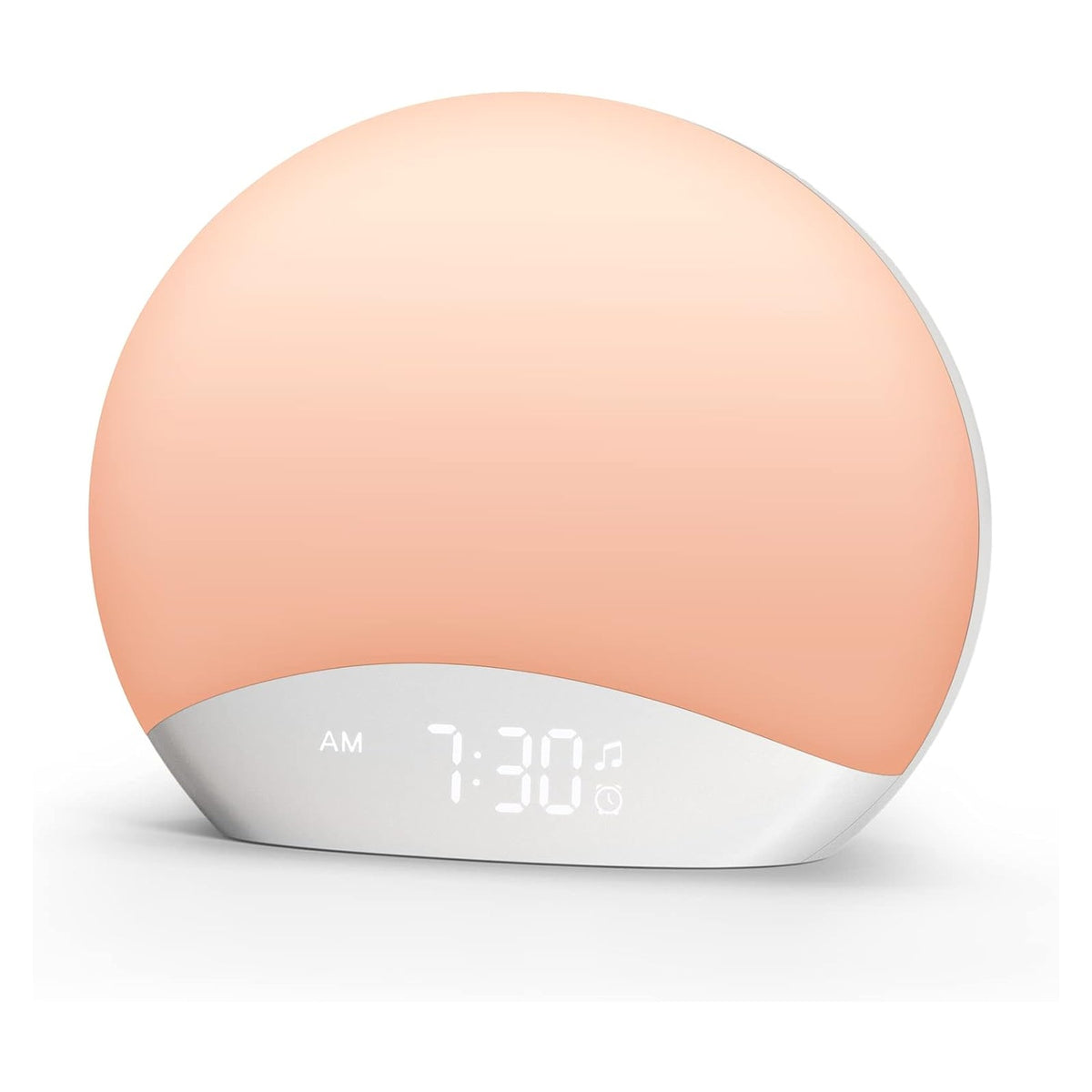 White sunrise alarm clock