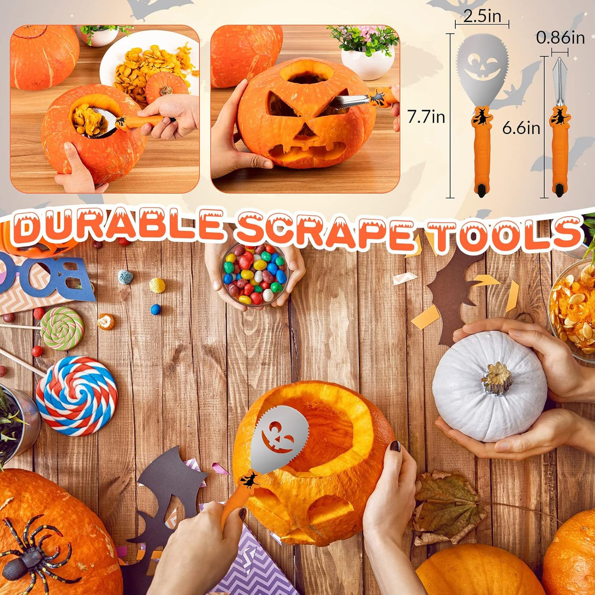 CHRYZTAL Pumpkin Carving Tool Kit - original image 8